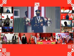 Panglima TNI Hadiri Upacara HUT RI ke-75 Secara Live Streaming