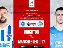 Prediksi Liga Inggris Brighton vs Manchester City, The Citizens Diunggulkan?