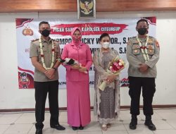 Sertijab, Kapolsek Citeureup Upayakan Vaksinasi Jadi Salah Satu Keamanan