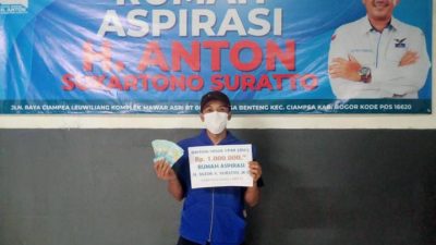 Rumah Aspirasi H. Anton Sukartono Suratto Bantu 131 Relawan Dapatkan BSU