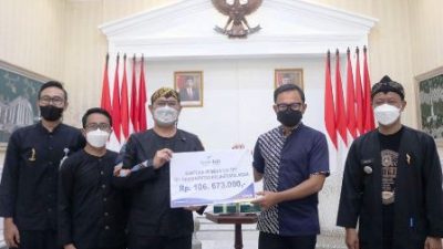BJB Kota Bogor Serahkan CSR Rp 106 Juta Lebih untuk Membangun Ini