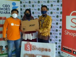Bumdes Gunung Putri Terima Bantuan Dari Shopee