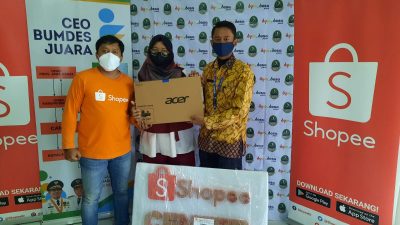 Bumdes Gunung Putri Terima Bantuan Dari Shopee
