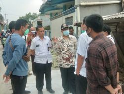 Kunjungi Proyek Jalan Kedep, Achmad Fathoni Pertanyakan Proyek Peningkatan Jalan Cikeas-Bojong Nangka