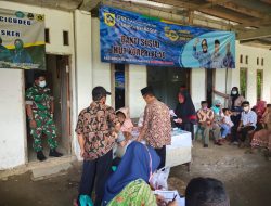 Dukung Percepatan Vaksinasi, Korem 061/Surya Kencana Vaksin 274 Warga Sukaraksa