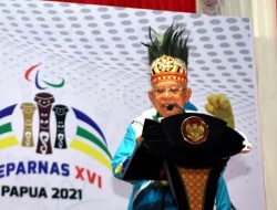 Wapres Ma’ruf Amin Resmi Buka Peparnas XVI Papua