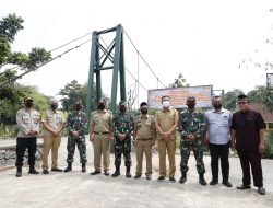 Pangdivif I Kostrad Tinjau Pembangunan Jembatan Rawayan di Ciomas, Ini Katanya