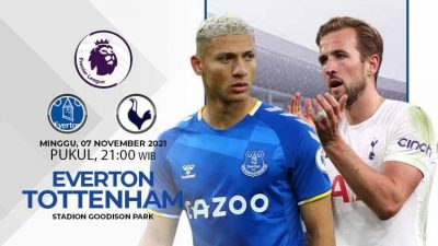 Prediksi Everton vs Tottenham: Debut Sesungguhnya Antonio Conte