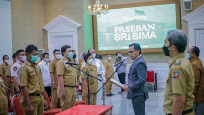 Bima Arya Lantik Agnes Andriani Sebagai Kabag Pengadaan Barang dan Jasa, Ini Pesannya