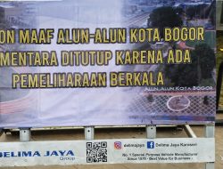 Alun-Alun Kota Bogor Ditutup Sementara, Masyarakat Boleh Masuk Tapi Cuma Sebatas Foto-foto