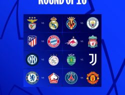 Inilah Hasil Undian 16 Besar Liga Champions 2021/22, Ada Duel Messi vs Ronaldo