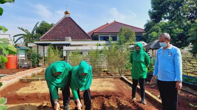 Dinas Ketahanan Pangan Kabupaten Bogor Gelar Jum’at Tanam dan Panen Bersama Bhayangkari dan Persit