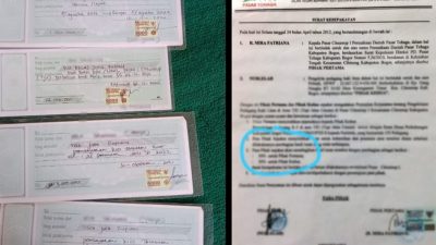 Surat Perjanjian Dishub dengan PT BBH Terkait Pungutan PKL Pasar Citeureup Tidak Berlaku