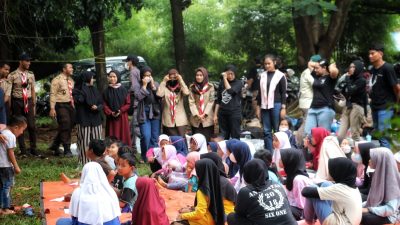 Bangun Sadar Literasi di Bojong Kulur, Komunitas Kemah Edukasi Gaet Relawan dari Luar Kota