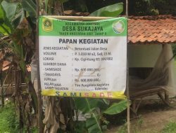 Gara-gara Pertanyakan Proyek Samisade Tak Sesuai Spek, Kaur Kesra Desa Sukajaya Dipecat