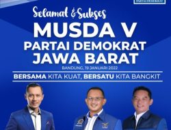 Dukungan Penuh DPC, Anton Bakal Duduki Pimpinan DPD Demokrat Jabar