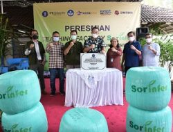 Rektor IPB University Resmikan Tefa Sorinfer, Pakan Komplit Ternak