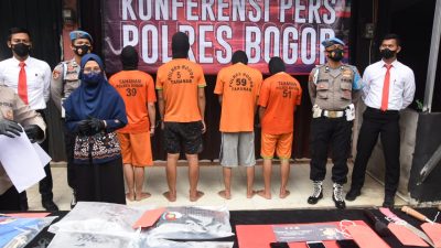 Pelaku Penyerangan Yang Tewaskan Seorang Pemuda di Cafe Tenda Cinus Diciduk Polres Bogor