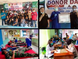 Dipenghujung Peringatan HPN 2022, PWI Kabupaten Bogor Sukses Gelar Donor Darah