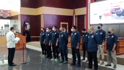 Pengurus PWI Kota Bogor Periode 2021-2024 Resmi Dilantik, Ini Pesan Hilman Hidayat