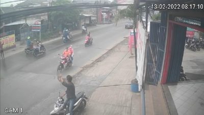 Polsek Cileungsi Buru Curanmor Bersenpi di Jalan Raya Narogong