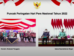 Hadiri Puncak HPN 2022 Secara Virtual dari Istana Bogor, Jokowi Apresiasi Insan Pers