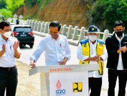 Jokowi Resmikan Jalan Bypass Balige