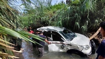 Mobil Masuk Jurang di Karang Tengah, Sopir Diduga Ngantuk