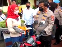 Mela Karmelia Sangat Girang Karena Motornya yang Dicuri Balik Lagi, Ini Kata Kapolres Bogor
