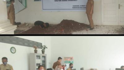 Kantor Desa Ciangsana Dirombak, Udin Saputra Berikan Pelayanan Kepada Warga Dirumahnya