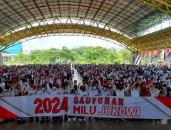 Relawan se- Bandung Raya Deklarasi ‘Sauyunan 2024 Milu Jokowi’