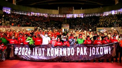 Relawan Sapu Lidi Surabaya Konsisten Satu Komando 2024 Ikut Jokowi