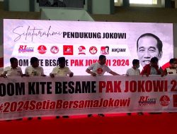 Relawan se-Provinsi Riau Tegaskan 2024 Setia Bersama Jokowi