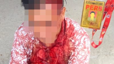 Hendak Mencuri Kotak Amal, Oknum Wartawan Dikromas Warga Klapanunggal