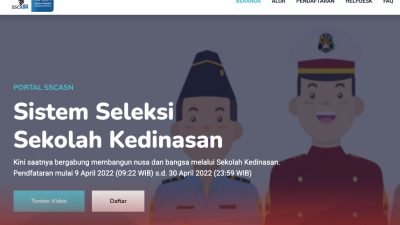 Pendaftaran Sekolah Kedinasan Resmi Dimulai, Ini Dia Alokasi Formasinya