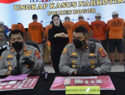 Polres Bogor Tangkap 10 Pengedar Narkoba