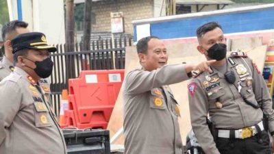 Sambangi Pospol Gadog, Kapolda Jabar Pastikan Pengamanan Arus Mudik Lebaran