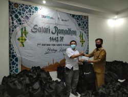 Ramadhan, Antam Pongkor Salurkan Ribuan Paket Sembako dan Santunan Yatim di 12 Desa