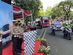 Polri Lepas 540 Penumpang Mudik Gratis di Hari Pertama