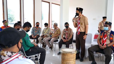 Kwarnas Pramuka Melalui Satgas Karya Bakti Lebaran Lakukan Monitoring di Kota Bogor