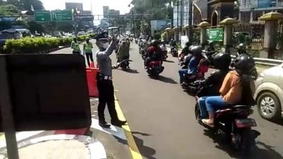 H+3 Lebaran Arus Lalu Lintas Menuju Puncak Padat, Akan Diberlakukan One Way