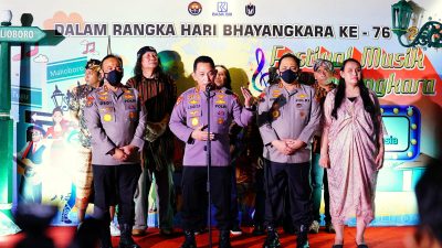 Kapolri Tutup Festival Musik Jalanan, Sampaikan Pesan Penting Ini