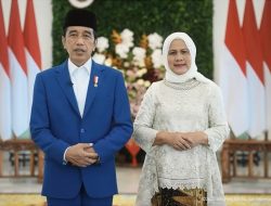 Presiden Jokowi dan Ibu Iriana Ucapkan Selamat Idul Fitri 1443 Hijriah
