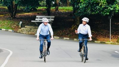Menarik, Ada Diplomasi Sepeda Bambu ala Jokowi dengan PM Australia
