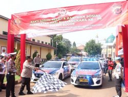 Polres Bogor Bagikan 2.500 Paket Sembako kepada Masyarakat Kurang Mampu