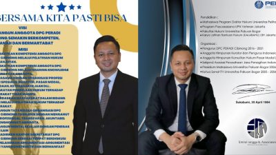 Emiral Rangga Tranggono Calonkan Diri Jadi Ketua DPC PERADI Cibinong, Ini Visi Misi dan Sepak Terjangnya