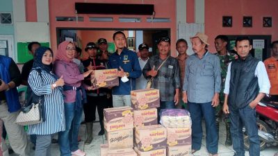 Apdesi Sukajaya Salurkan Bantuan Sembako untuk Korban Bencana di Cibunian dan Purasari