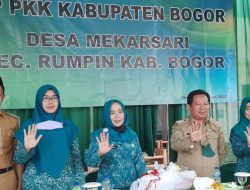 TP PKK Desa Mekarsari Didatangi Tim PKK Kabupaten Bogor Setelah Ditetapkan Jadi Desa Binaan