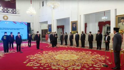 Jokowi Lantik Dua Menteri dan Tiga Wamen, Ini Nama-namanya