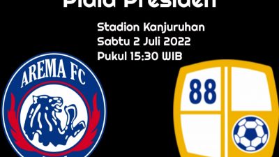 Prediksi Arema FC vs Barito Putera di Perempat Final Piala Presiden 2022